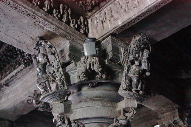 Statues Adorning the Pillar