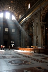 Faking Divinity: I'll bet this is how they dupe believers into seeing the 'divinity' of the Vatican